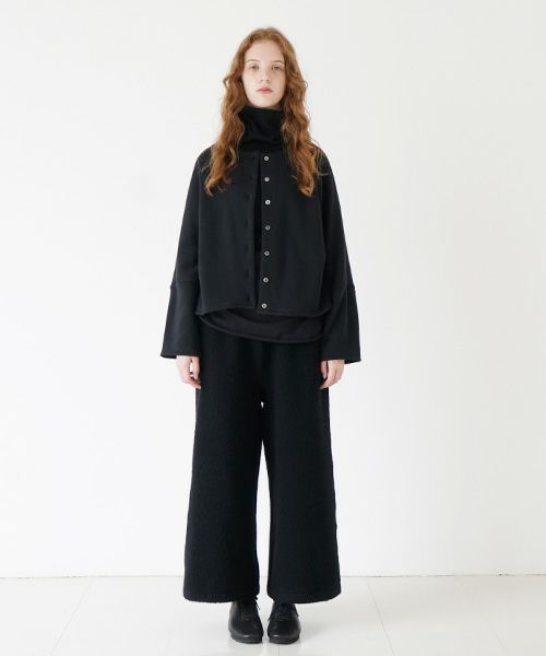 Mochi / home&miles.モチ / ホーム＆マイルズ.wide boa pants [boa black/・1]