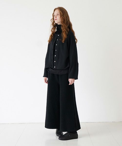 Mochi / home&miles.モチ / ホーム＆マイルズ.wide boa pants [boa black/・1]