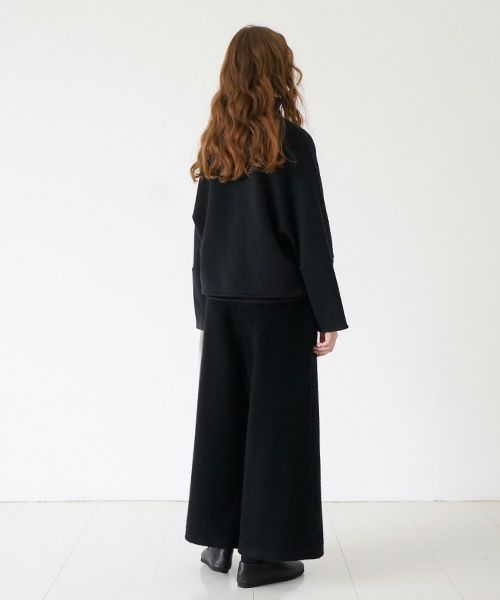 Mochi / home&miles.モチ / ホーム＆マイルズ.wide boa pants [boa black/・1]