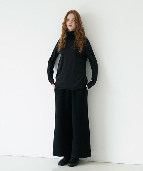 Mochi / home&miles.モチ / ホーム＆マイルズ.wide boa pants [boa black/・1]