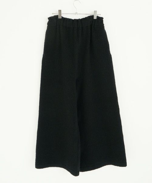 Mochi / home&miles.モチ / ホーム＆マイルズ.wide boa pants [boa black/・1]