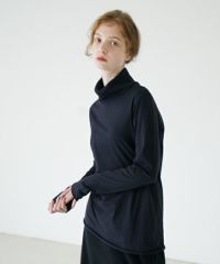 Mochi / home&miles.モチ / ホーム＆マイルズ.turtle-neck cut & saw [navy]