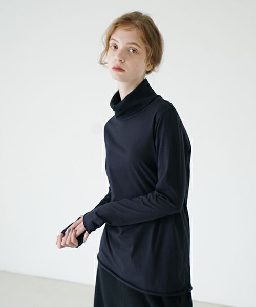 Mochi / home&miles.モチ / ホーム＆マイルズ.turtle-neck cut & saw [navy]