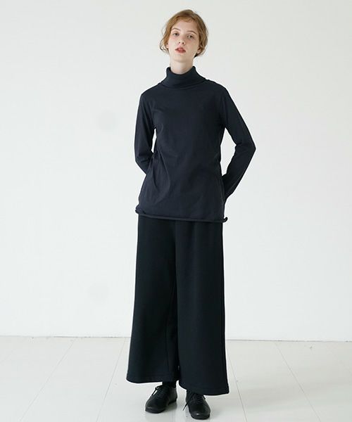 Mochi / home&miles.モチ / ホーム＆マイルズ.turtle-neck cut & saw [navy]