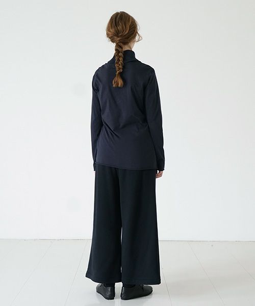 Mochi / home&miles.モチ / ホーム＆マイルズ.turtle-neck cut & saw [navy]