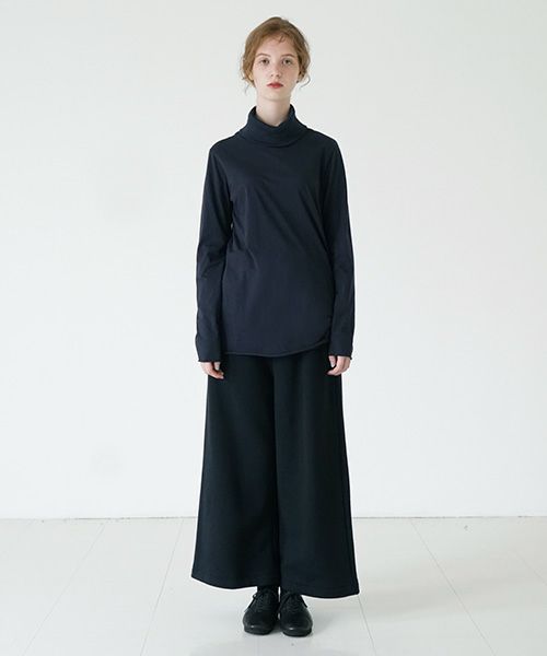 Mochi / home&miles.モチ / ホーム＆マイルズ.turtle-neck cut & saw [navy]