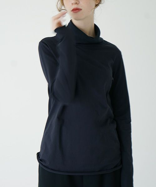 Mochi / home&miles.モチ / ホーム＆マイルズ.turtle-neck cut & saw [navy]