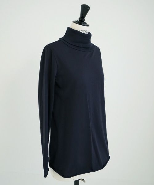 Mochi / home&miles.モチ / ホーム＆マイルズ.turtle-neck cut & saw [navy]