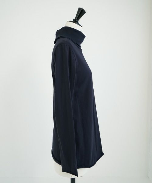 Mochi / home&miles.モチ / ホーム＆マイルズ.turtle-neck cut & saw [navy]