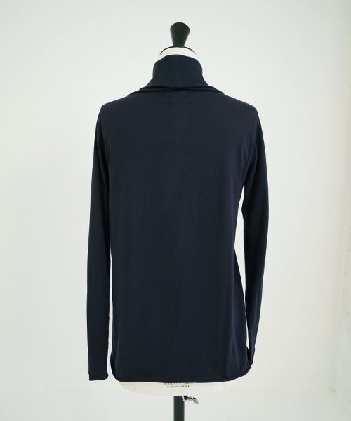Mochi / home&miles.モチ / ホーム＆マイルズ.turtle-neck cut & saw [navy]