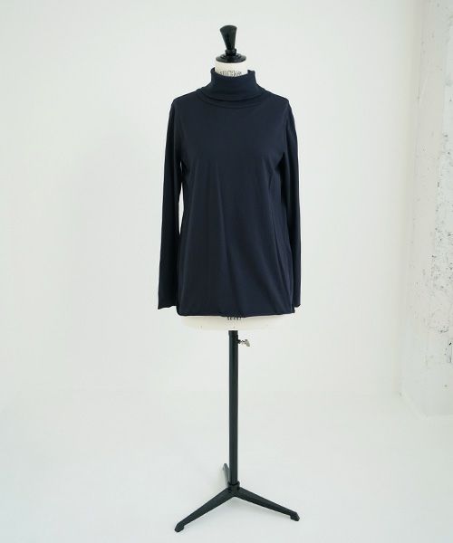 Mochi / home&miles.モチ / ホーム＆マイルズ.turtle-neck cut & saw [navy]
