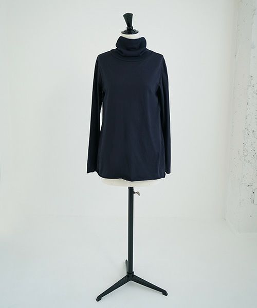 Mochi / home&miles.モチ / ホーム＆マイルズ.turtle-neck cut & saw [navy]
