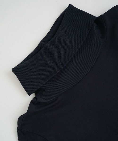 Mochi / home&miles.モチ / ホーム＆マイルズ.turtle-neck cut & saw [navy]