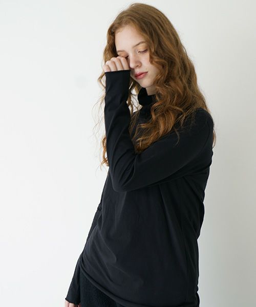 Mochi / home&miles.モチ / ホーム＆マイルズ.turtle-neck cut & saw [black]