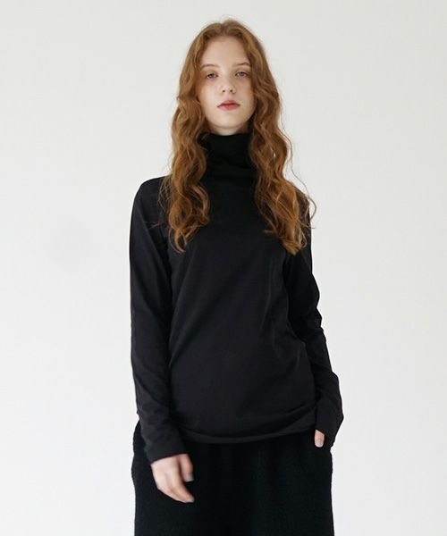 Mochi / home&miles.モチ / ホーム＆マイルズ.turtle-neck cut & saw [black]