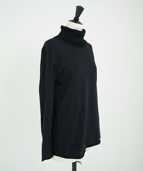 Mochi / home&miles.モチ / ホーム＆マイルズ.turtle-neck cut & saw [black]