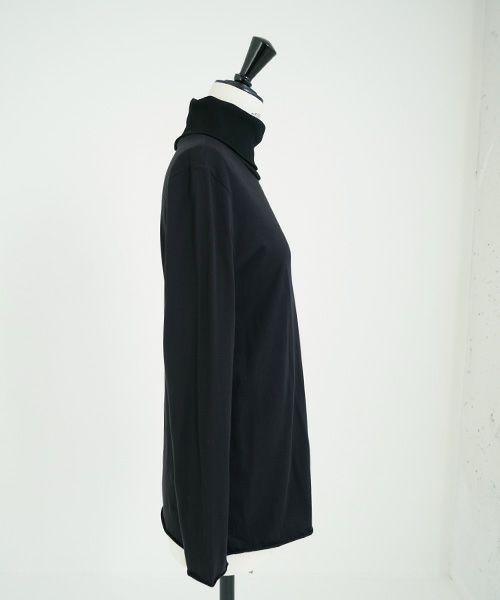 Mochi / home&miles.モチ / ホーム＆マイルズ.turtle-neck cut & saw [black]