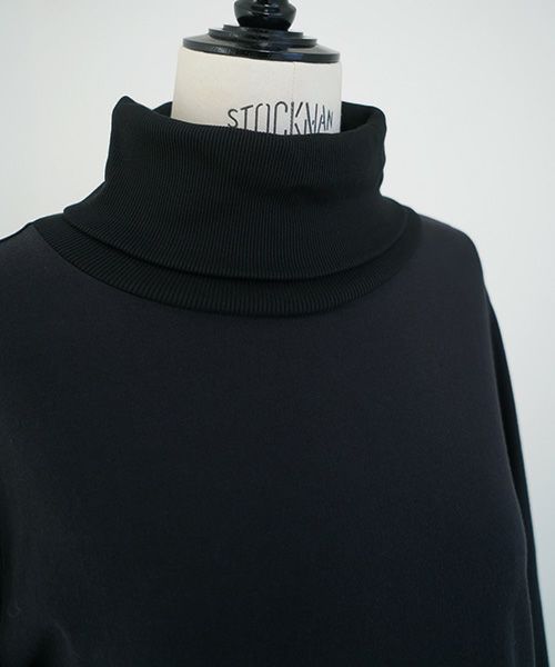 Mochi / home&miles.モチ / ホーム＆マイルズ.turtle-neck cut & saw [black]