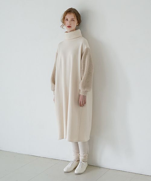 Mochi / home&miles.モチ / ホーム＆マイルズ.sweat one piece [light beige]