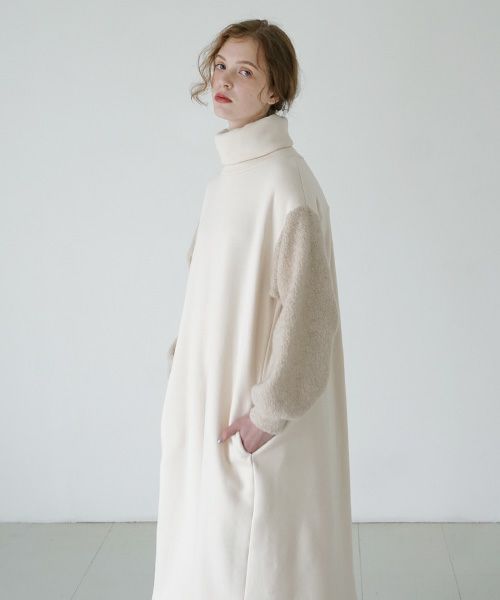 Mochi / home&miles.モチ / ホーム＆マイルズ.sweat one piece [light beige]