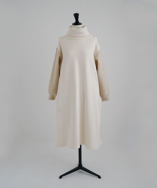 Mochi / home&miles.モチ / ホーム＆マイルズ.sweat one piece [light beige]