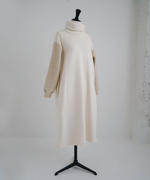 Mochi / home&miles.モチ / ホーム＆マイルズ.sweat one piece [light beige]