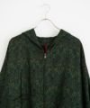 YANTOR.ヤントル.Persian Hand-Jacquard Hoodie Blouson[Y225BL03/GREEN]