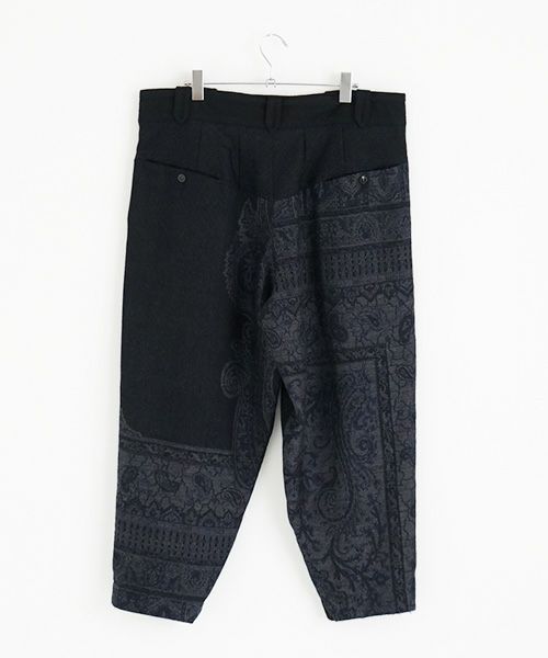 YANTOR.ヤントル.Tibetan Paisley Himo Pants[Y225PT09/BLUE]