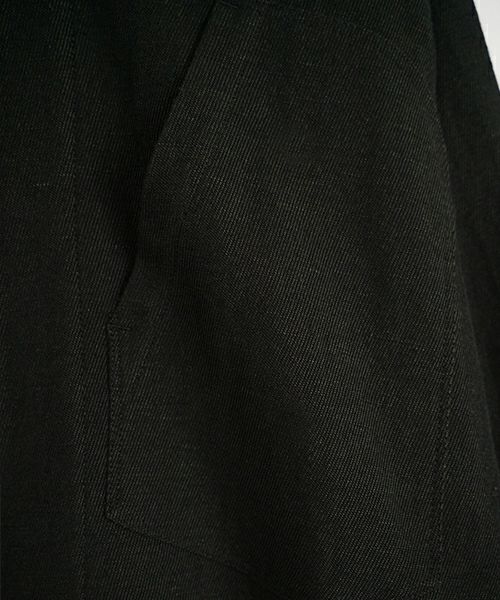  YANTOR / ヤントルReversible Linen Wool Blouson[Y255BL01/KHAKI BLACK]