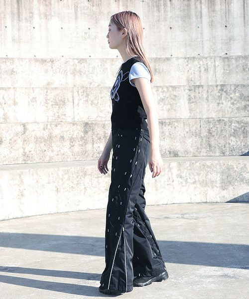 chloma.クロマ.“QUANTUM FOAM” ミニT[22AHT1/BLACK×LIGHT BLUE]