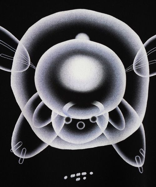 chloma.クロマ.“QUANTUM FOAM” ミニT[22AHT1/BLACK×LIGHT BLUE]