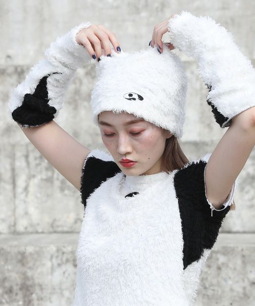 chloma.クロマ.パイルファーリーキャップ[22AG3/WHITE]