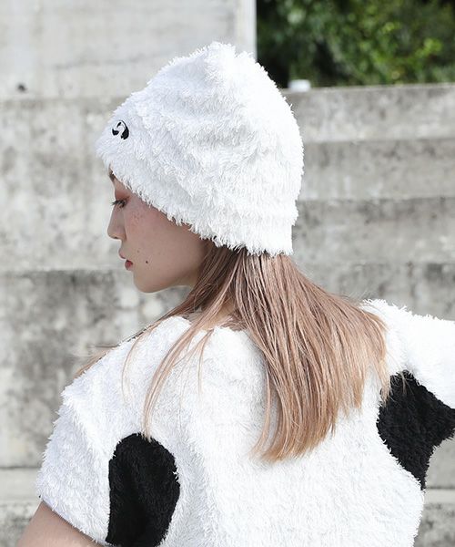 chloma.クロマ.パイルファーリーキャップ[22AG3/WHITE]