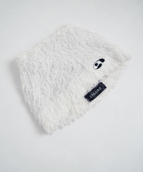 chloma.クロマ.パイルファーリーキャップ[22AG3/WHITE]
