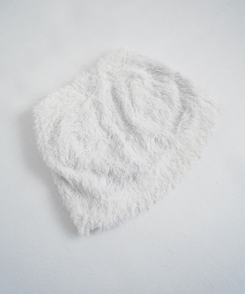 chloma.クロマ.パイルファーリーキャップ[22AG3/WHITE]