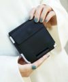 macromauro マクロマウロ.AL FOLDED WALLET [BLACK.]