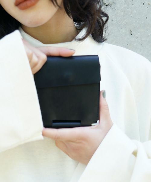 macromauro マクロマウロ.AL FOLDED WALLET [BLACK.]