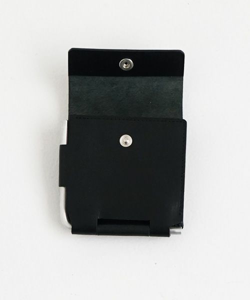 macromauro マクロマウロ.AL FOLDED WALLET [BLACK.]