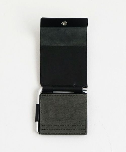 macromauro マクロマウロ.AL FOLDED WALLET [BLACK.]