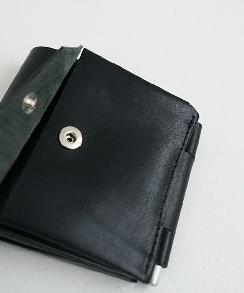 macromauro マクロマウロ.AL FOLDED WALLET [BLACK.]