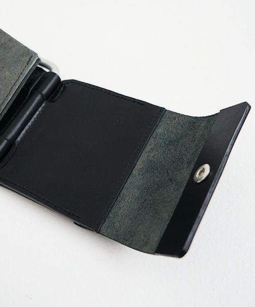 macromauro マクロマウロ.AL FOLDED WALLET [BLACK.]
