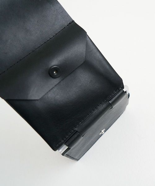 macromauro マクロマウロ.AL FOLDED WALLET [BLACK.]