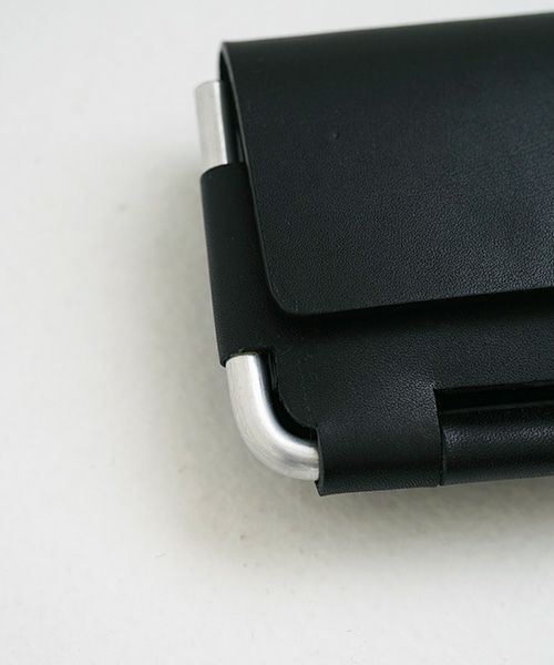macromauro マクロマウロ.AL FOLD WALLET [BLACK]