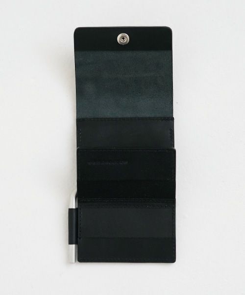 macromauro マクロマウロ.AL FOLD WALLET [BLACK]