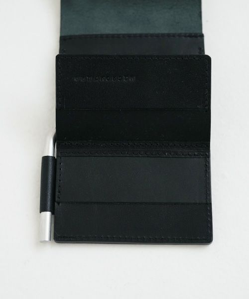 macromauro マクロマウロ.AL FOLD WALLET [BLACK]
