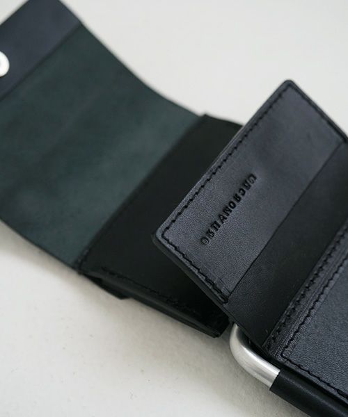 macromauro マクロマウロ.AL FOLD WALLET [BLACK]