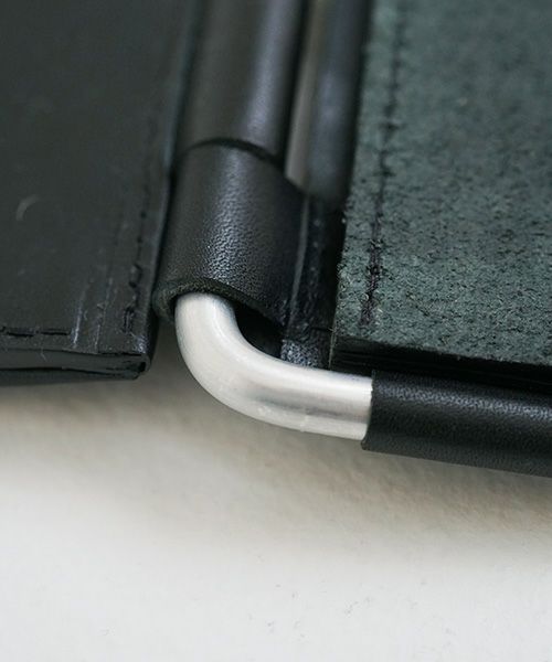 macromauro マクロマウロ.AL FOLD WALLET [BLACK]