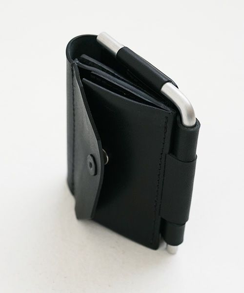 macromauro マクロマウロ.AL FOLD WALLET [BLACK]