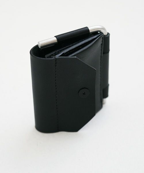 macromauro マクロマウロ AL FOLD WALLET [BLACK]