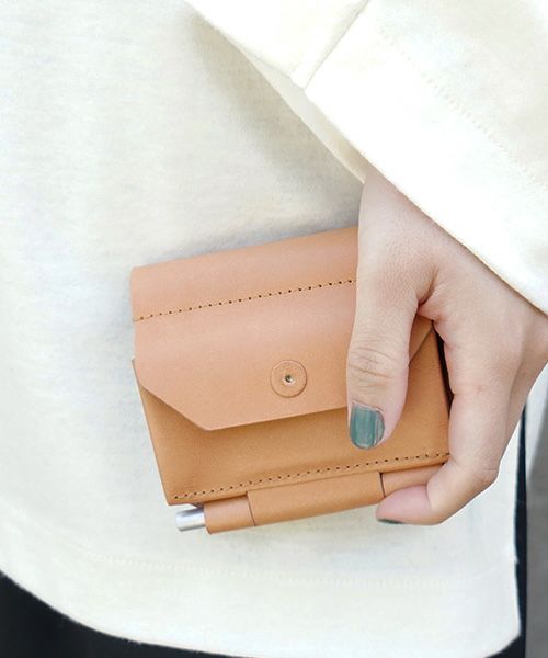 macromauro マクロマウロ.AL FRI-FOLDED WALLET [CAMEL]_
